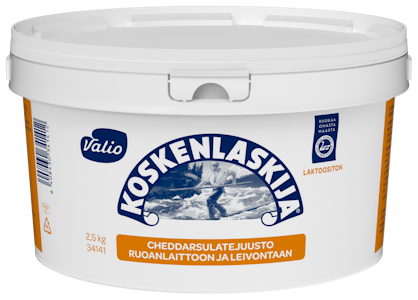 Valio Koskenlaskija 2,5 kg cheddar sanko laktoositon