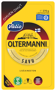 Valio Oltermanni 270g savu ohuen ohuet viipaleet