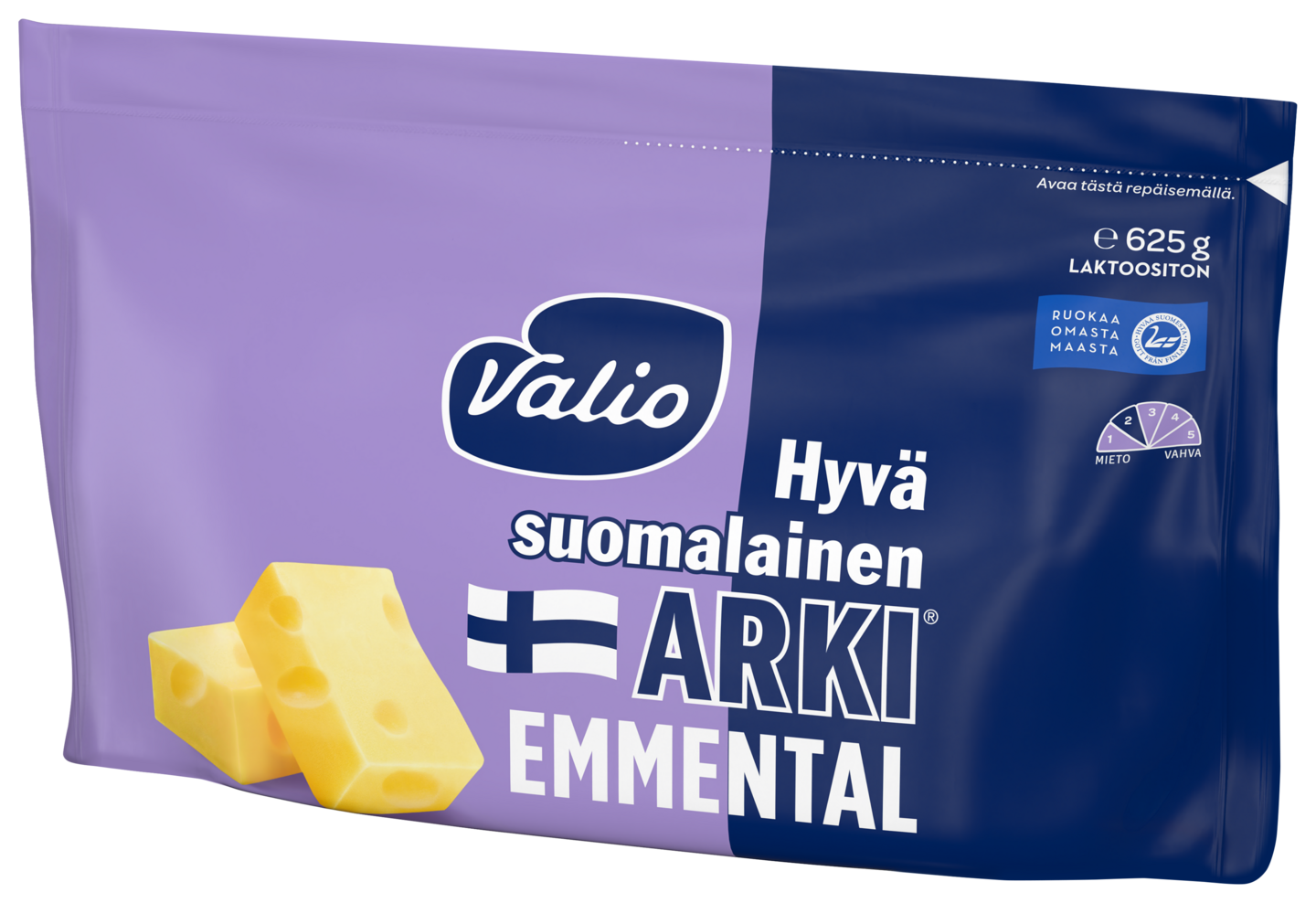 Valio Hyvä suomalainen Arki emmental e625g