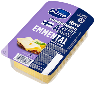 Valio Hyvä suomalainen Arki emmental viipale e400g