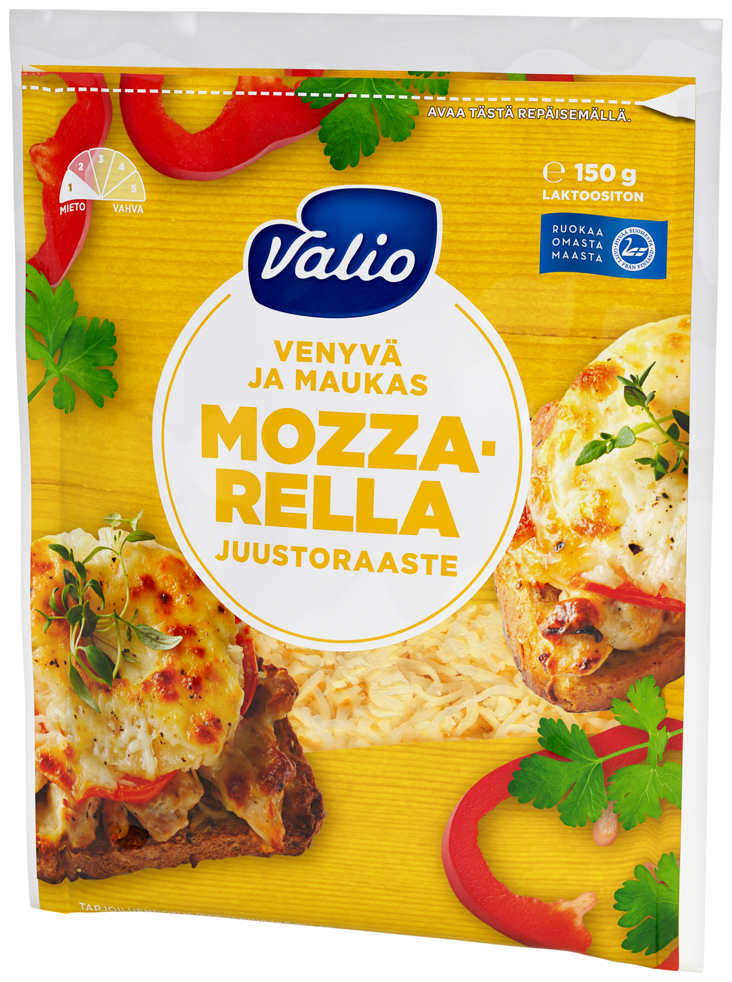 Valio Mozzarella e150g juustoraaste | K-Ruoka Verkkokauppa