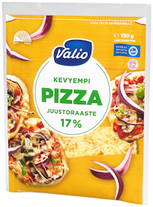 Valio kevyempi pizzajuustoraaste 150g 17%