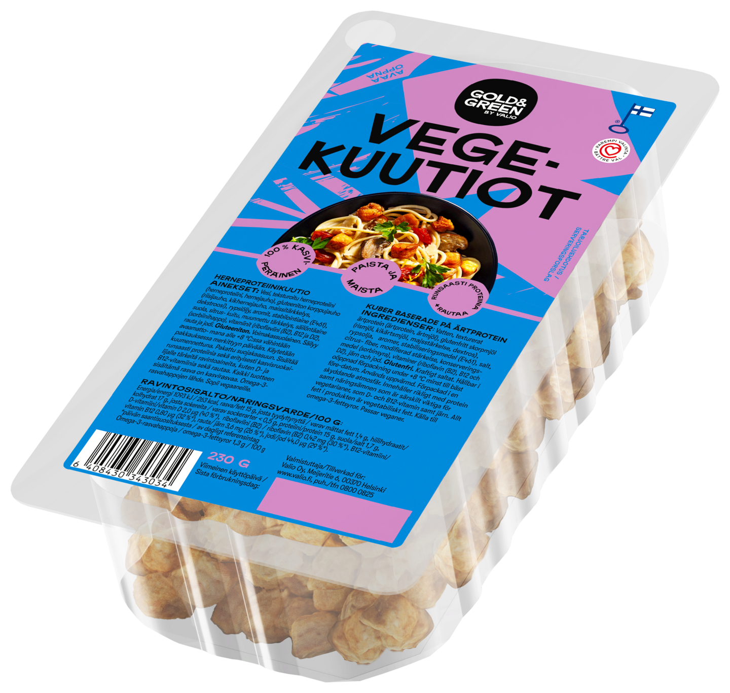 Gold&Green vegekuutiot 230 g | K-Ruoka Verkkokauppa