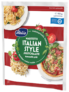 Valio Italian style 150 g juustoraaste