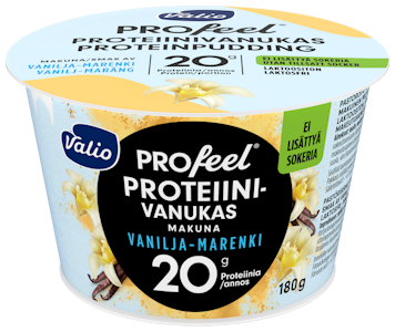 Valio PROfeel proteiinivanukas 180g vanilja-marenki laktoositon