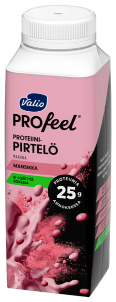 Valio PROfeel proteiinipirtelö 2,5dl mansikka laktoositon