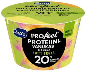 Valio PROfeel proteiinivanukas 180g tutti frutti laktoositon