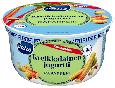 Valio kreikkalainen jogurtti 150g raparperi laktoositon