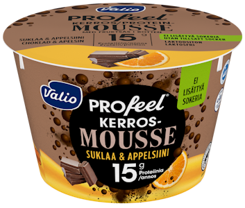 Valio PROfeel kerrosmousse 150g suklaa-appelsiini laktoositon