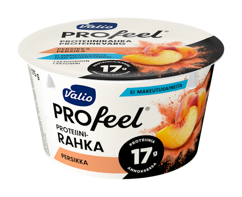 Valio PROfeel proteiinirahka 175g persikka laktoositon