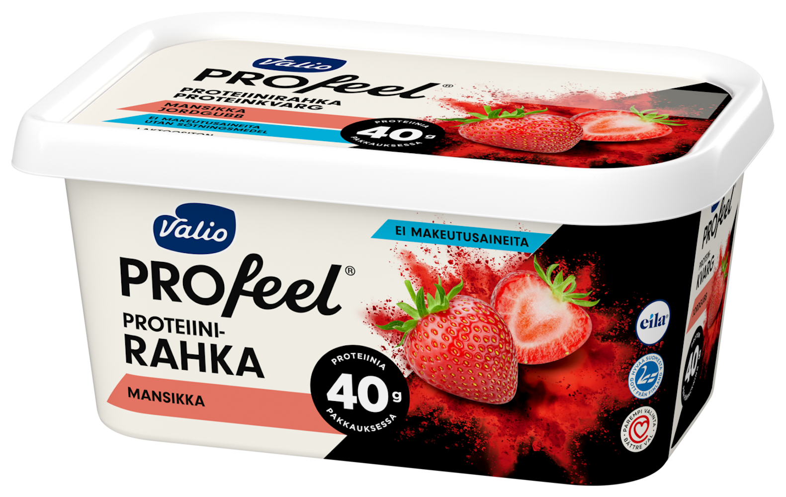 Valio PROfeel proteiinirahka 400g mansikka laktoositon - HoReCa-tukku ...