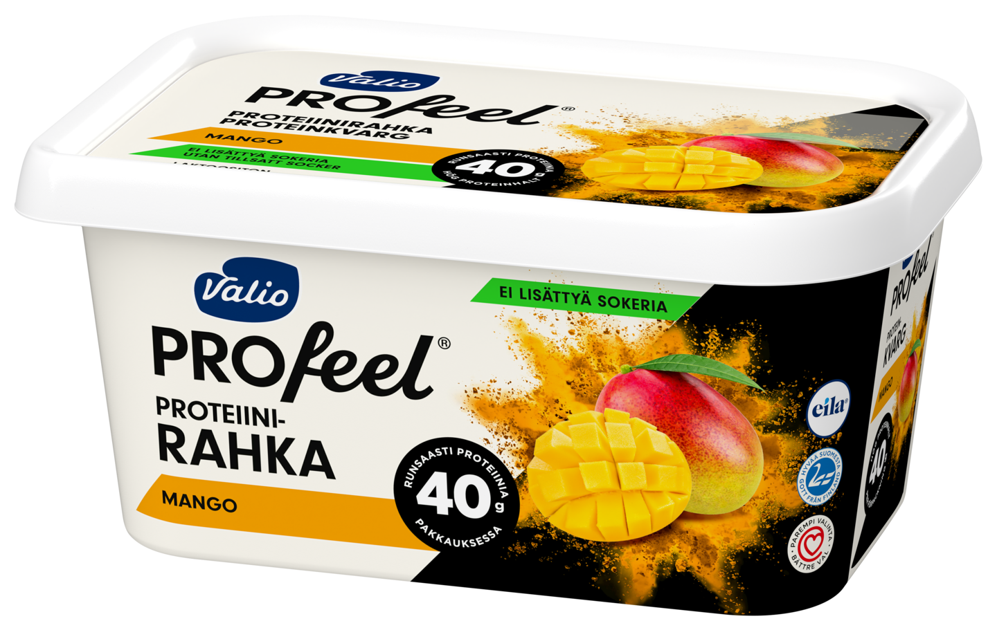 Valio PROfeel proteiinirahka sokeroimaton 400g mango laktoositon