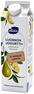 Valio Luonnonjogurtti+ 1kg päärynä&banaani laktoositon