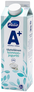 Valio A+ luonnonjogurtti 1kg täyteläinen laktoositon