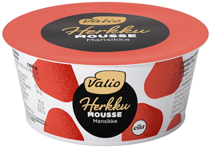 Valio Herkku mousse 100g mansikka laktoositon