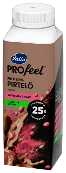 Valio PROfeel proteiinipirtelö 2,5dl vadelmakaakao laktoositon