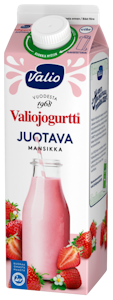 Valiojogurtti juotava 0,95l mansikka laktoositon