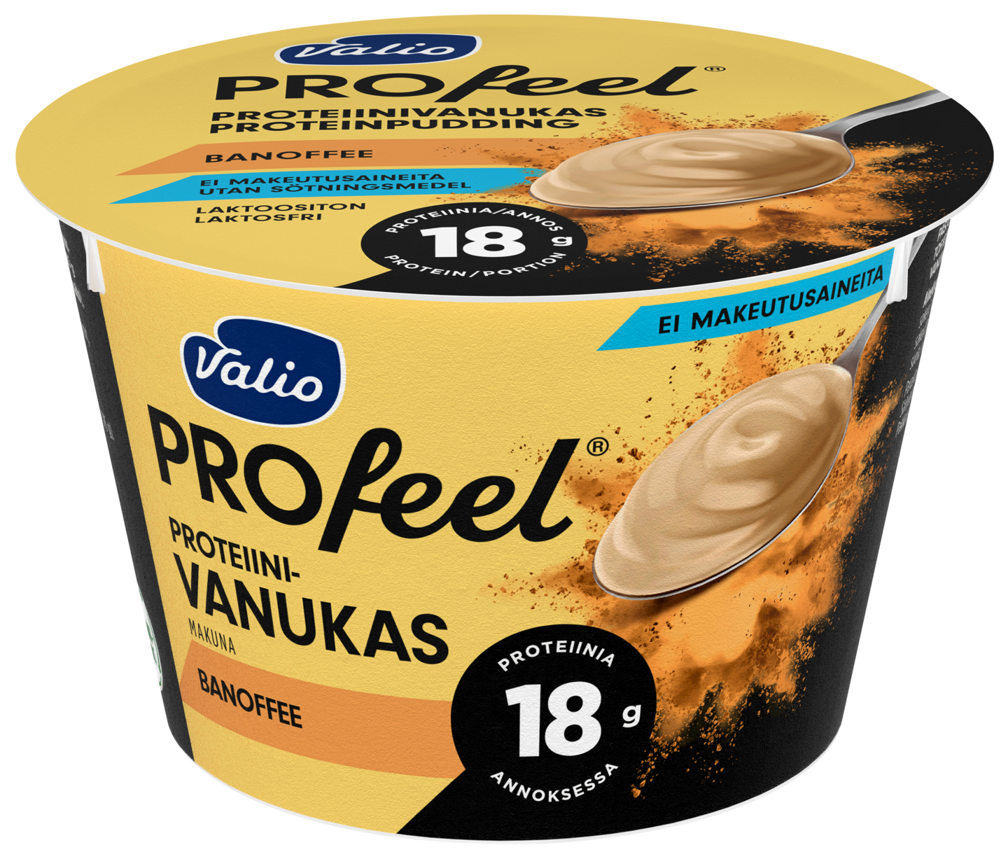 Valio PROfeel proteiinivanukas 185g banoffee makeutusaineeton laktoositon