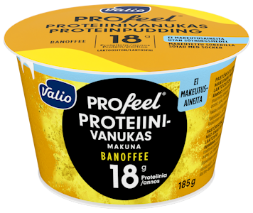 Valio PROfeel proteiinivanukas 185g banoffee makeutusaineeton laktoositon