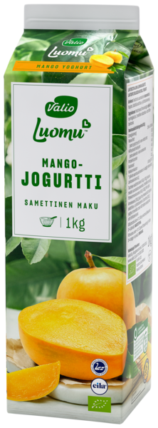Valio Luomu jogurtti 1kg mango laktoositon