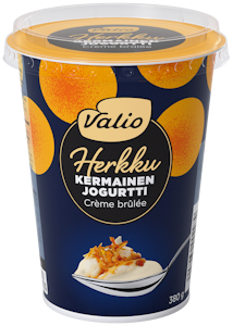 Valio Herkku kermainen jogurtti 380g crème brûlée laktoositon