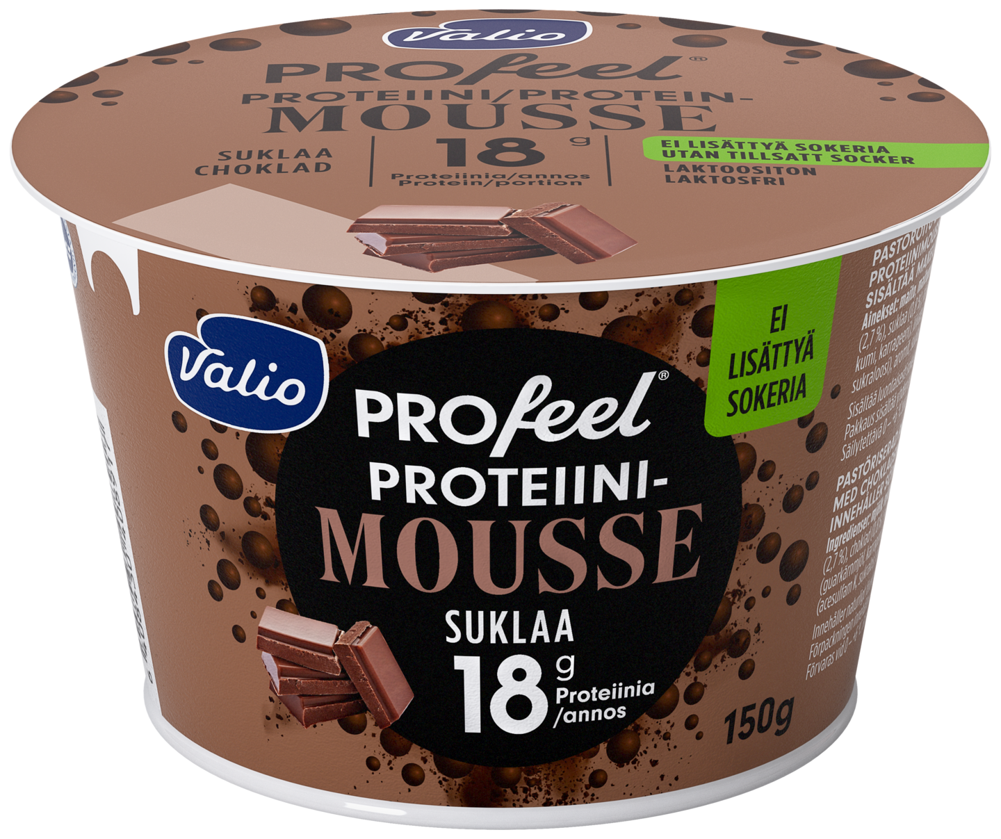 Valio Profeel proteiinimousse 150g suklaa laktoositon | K-Ruoka Verkkokauppa