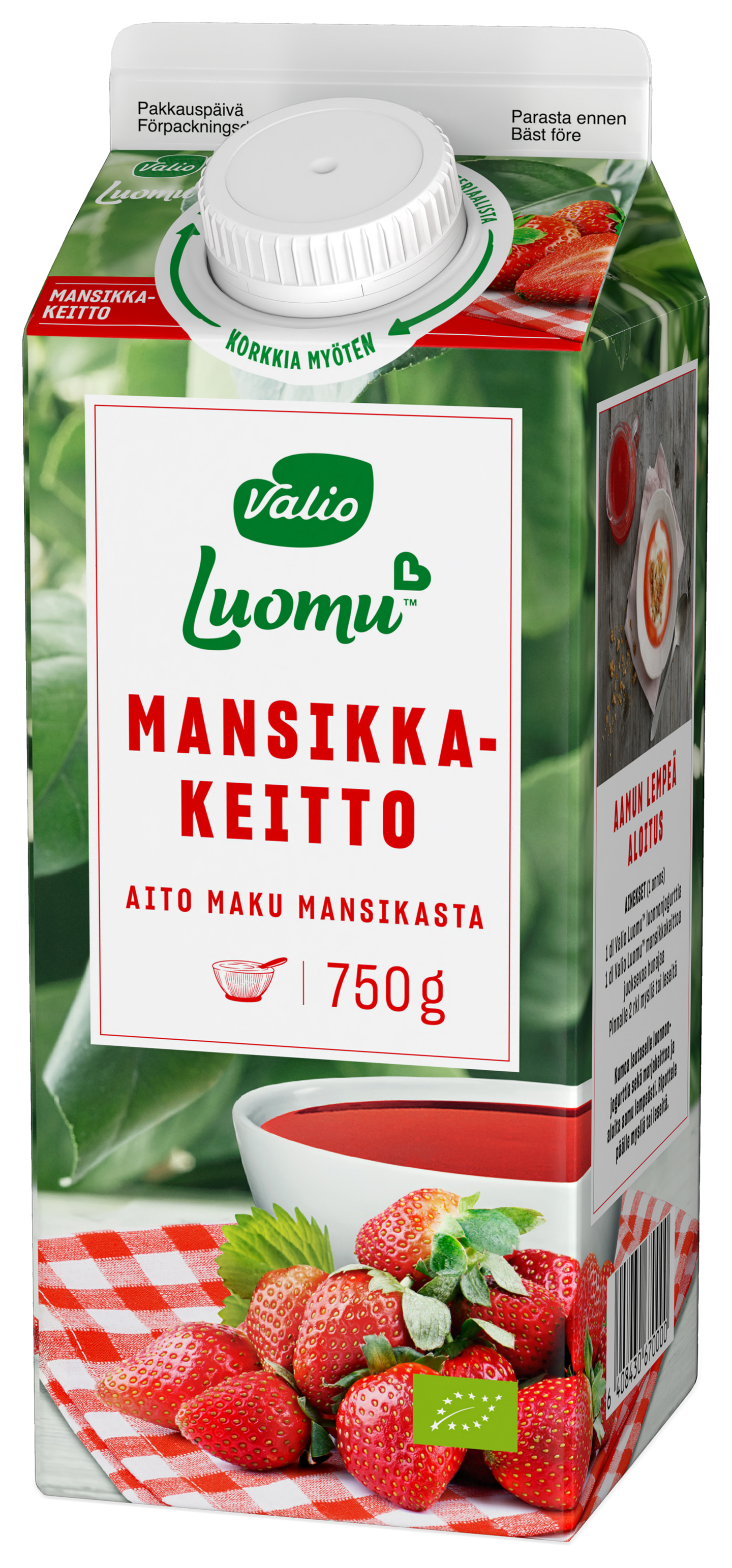 Valio luomu mansikkakeitto 750g