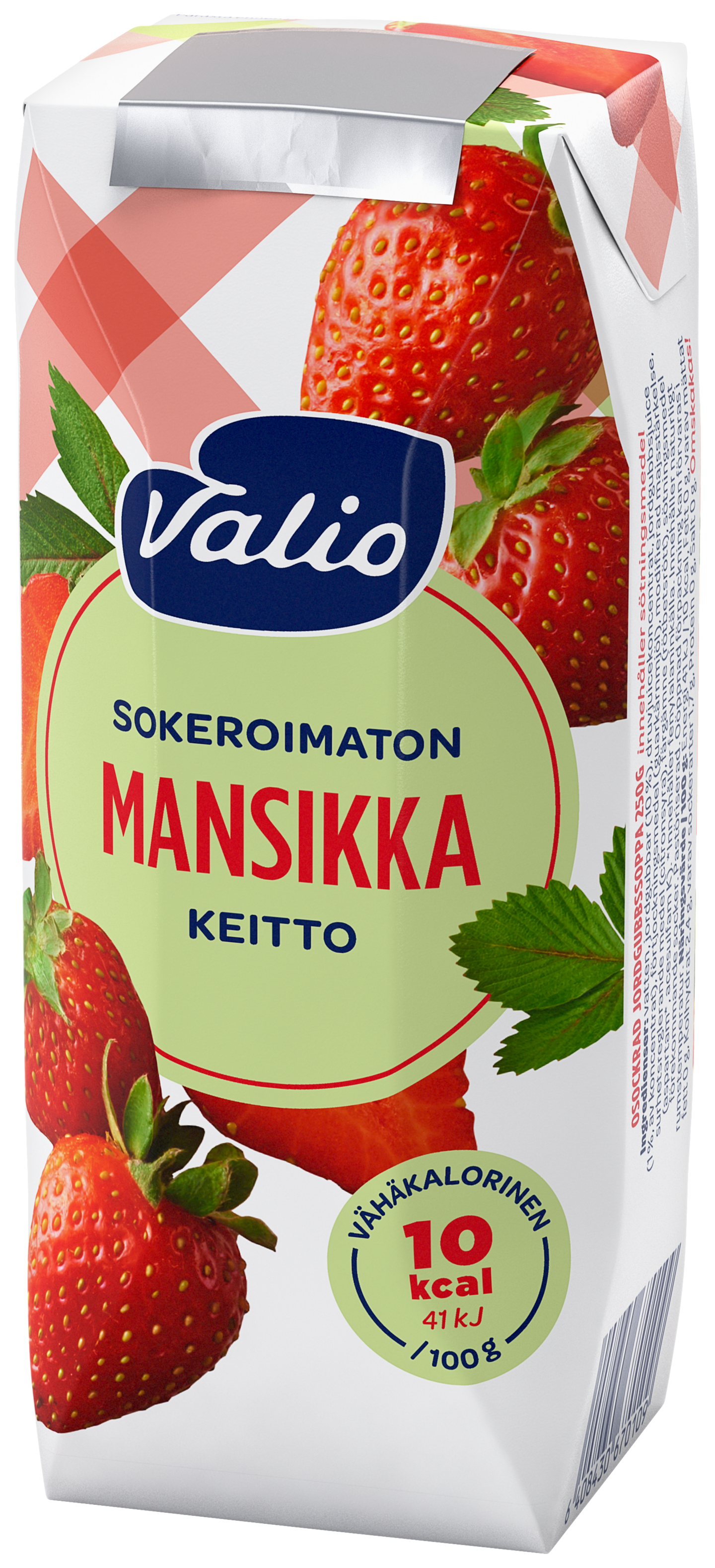 Valio mansikkakeitto 250g sokeroimaton