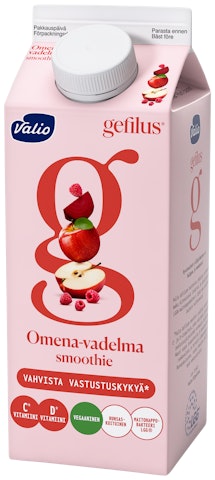 Valio Gefilus smoothie 0,75l omena-vadelma | K-Ruoka Verkkokauppa
