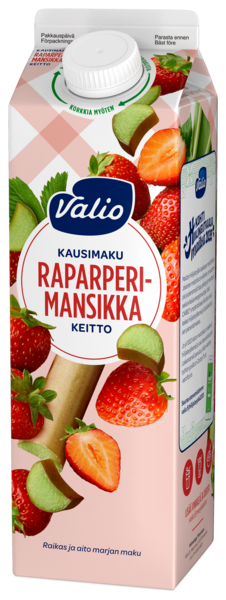 Valio raparperi-mansikkakeitto 1kg