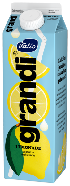 Valio Grandi lemonade mehujuoma 1l sokeriton