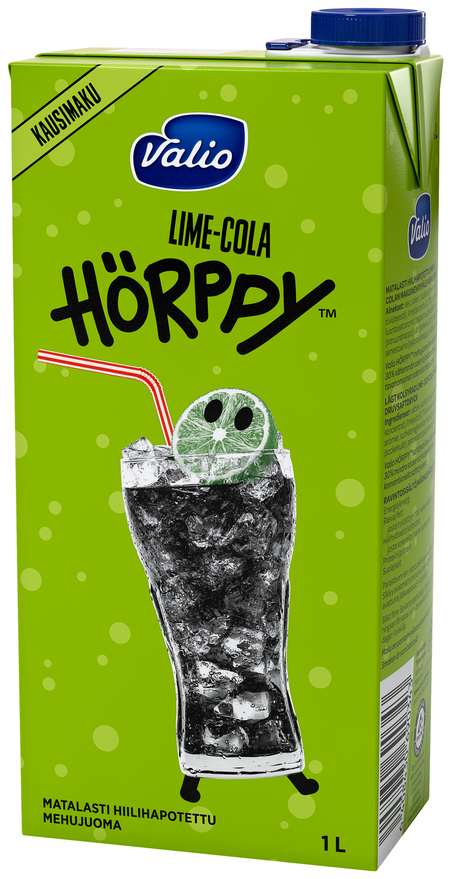 Valio Hörppy mehujuoma 1l Cola -Lime