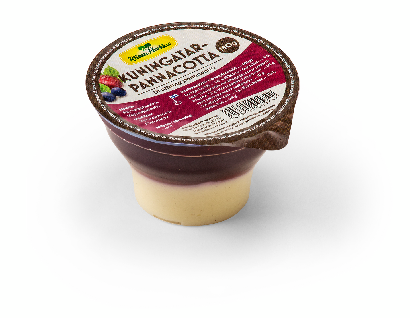 Riitan Herkku kuningatar pannacotta 180g