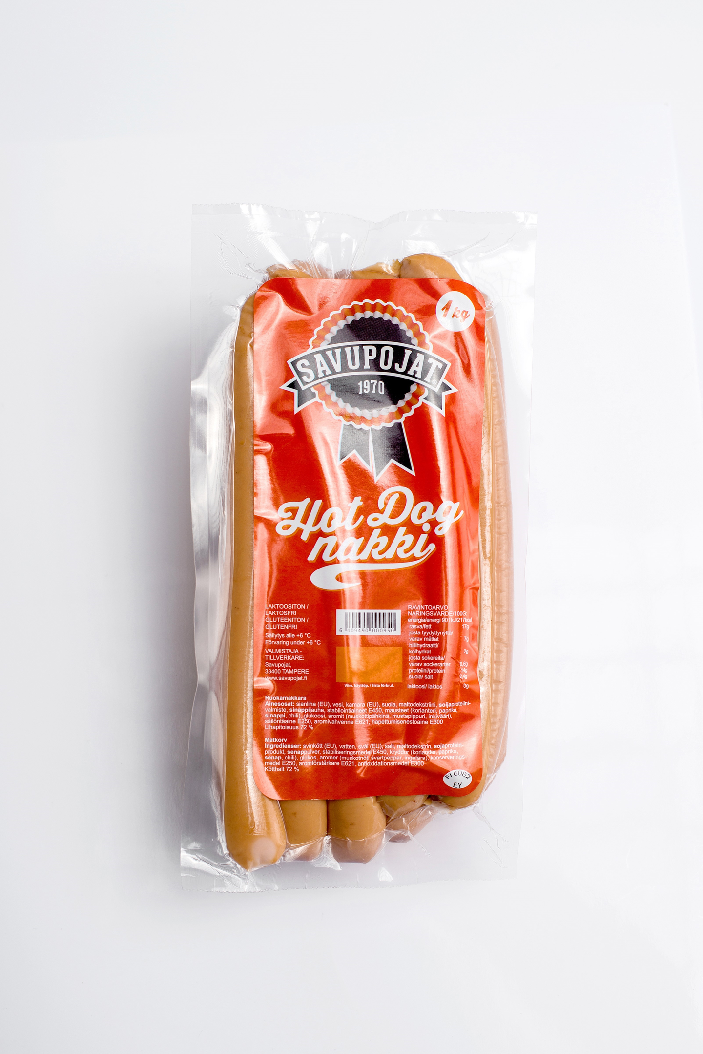 Tapola savupojat hot dog nakki 1kg