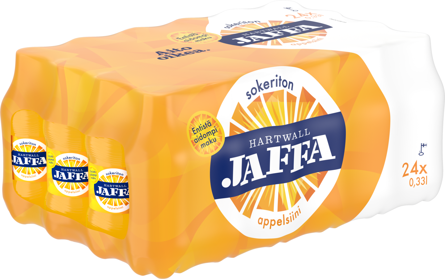 Hartwall Jaffa Appelsiini sokeriton virvoitusjuoma 0,33l 24-pack