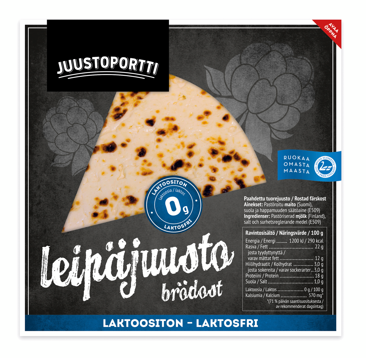 Juustoportti Leipäjuusto 200g laktoositon | K-Ruoka Verkkokauppa