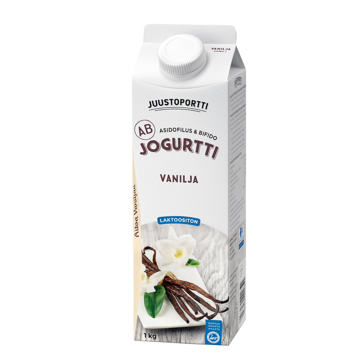 Juustoportti laktoositon AB-jogurtti vanilja 1kg