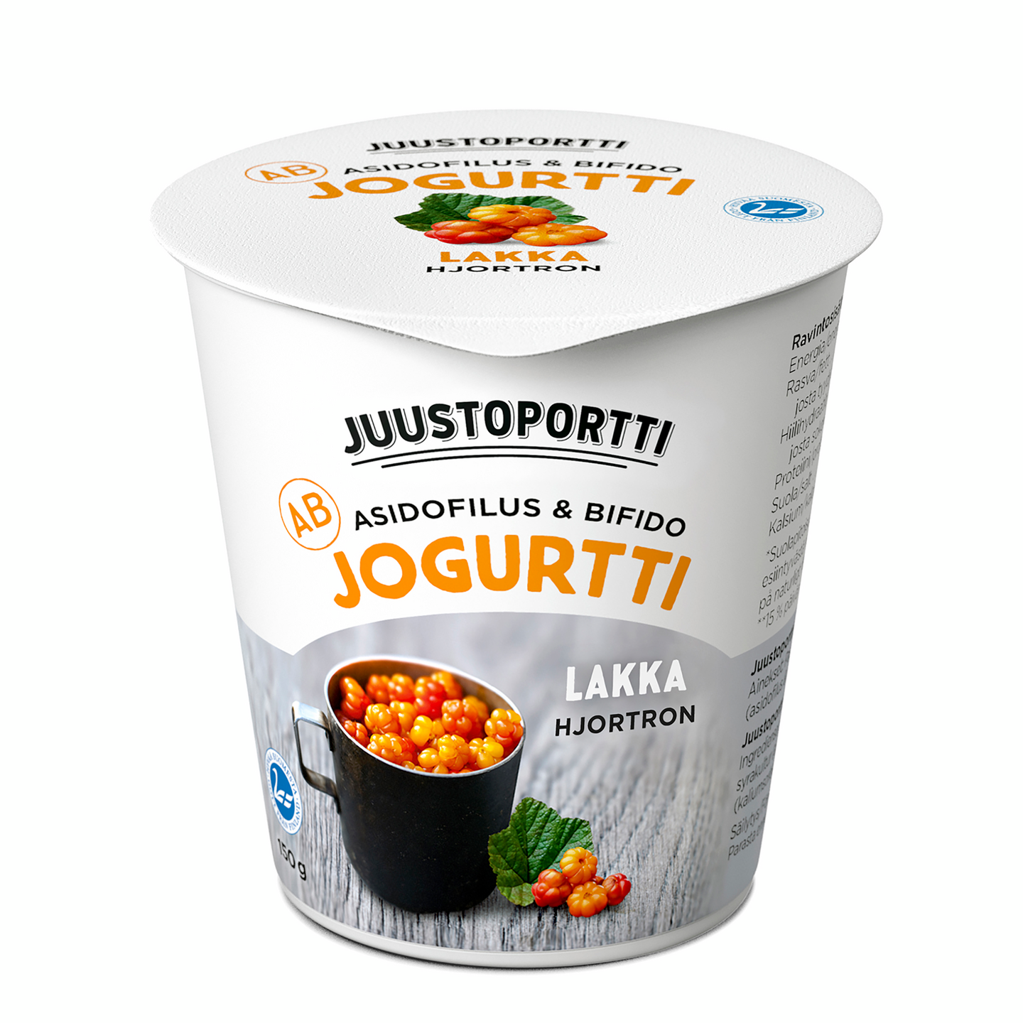 Juustoportti AB-jogurtti lakka 150g