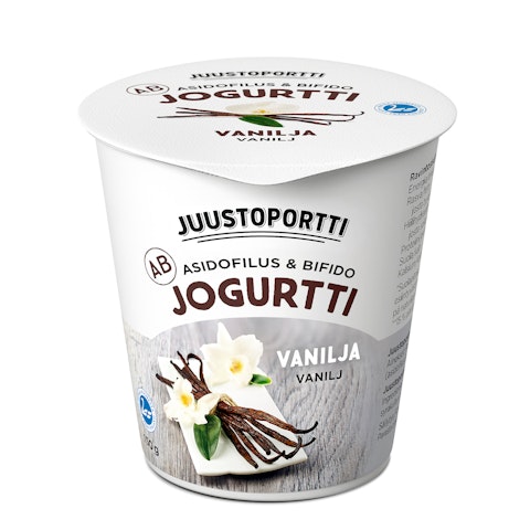 Juustoportti AB-jogurtti vanilja 150g