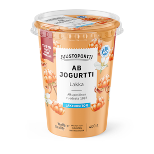 Juustoportti AB-jogurtti 400g lakka laktoositon