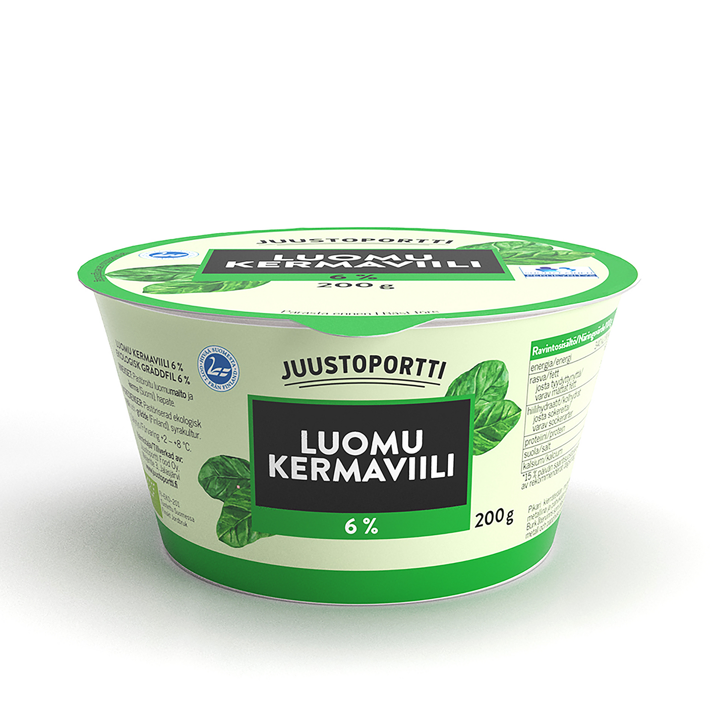 Juustoportti luomu kermaviili 200g