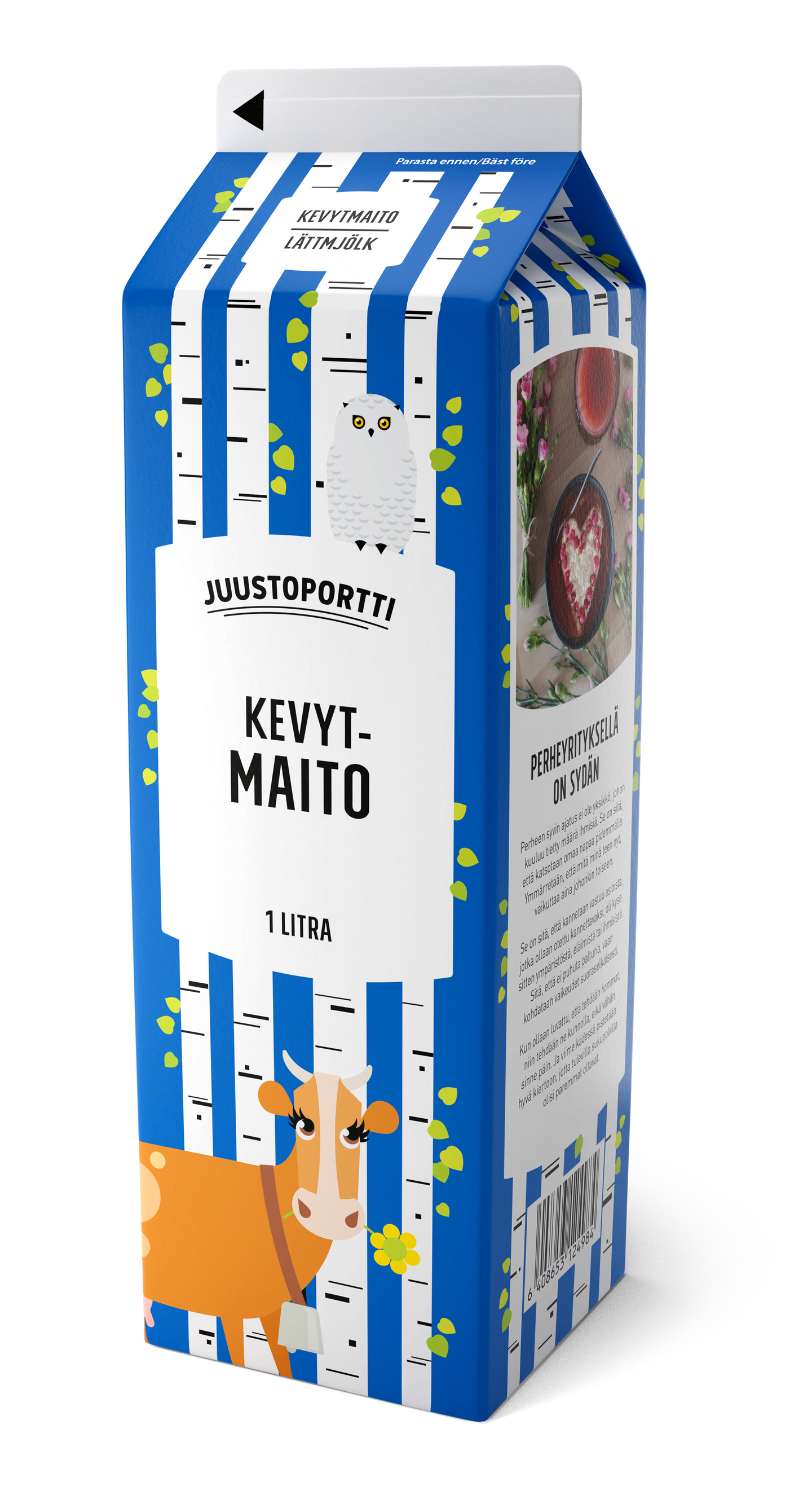 Juustoportti Kevytmaito 1l