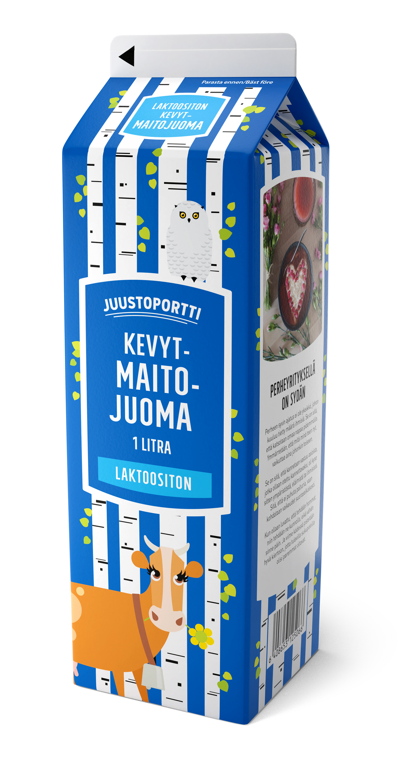 Juustoportti laktoositon kevytmaitojuoma 1l RLL