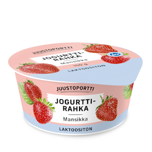 Juustoportti jogurttirahka 150g mansikka laktoositon