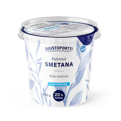 Juustoportti pehmeä smetana 350g laktoositon