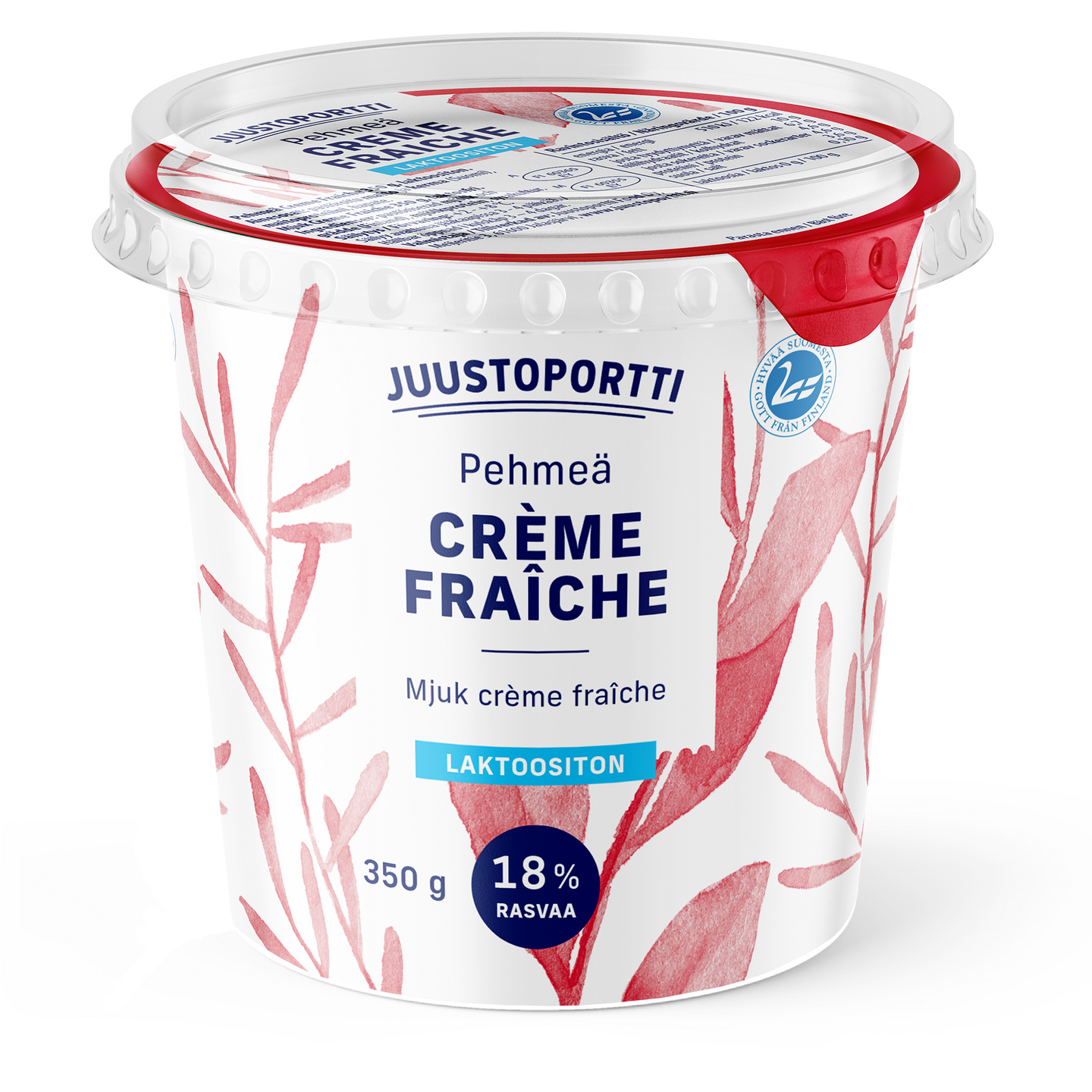 Juustoportti pehmeä creme fraiche 18% 350g laktoositon