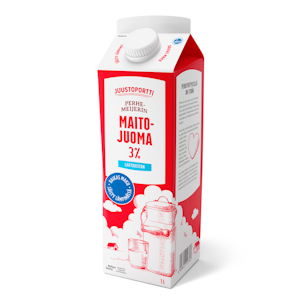 Juustoportti maitojuoma 3% 1l laktoositon UHT