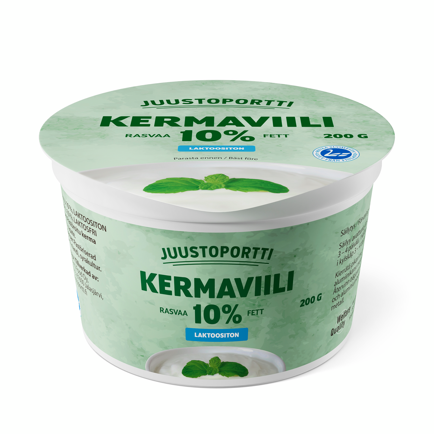 Juustoportti kermaviili 10% 200g laktoositon