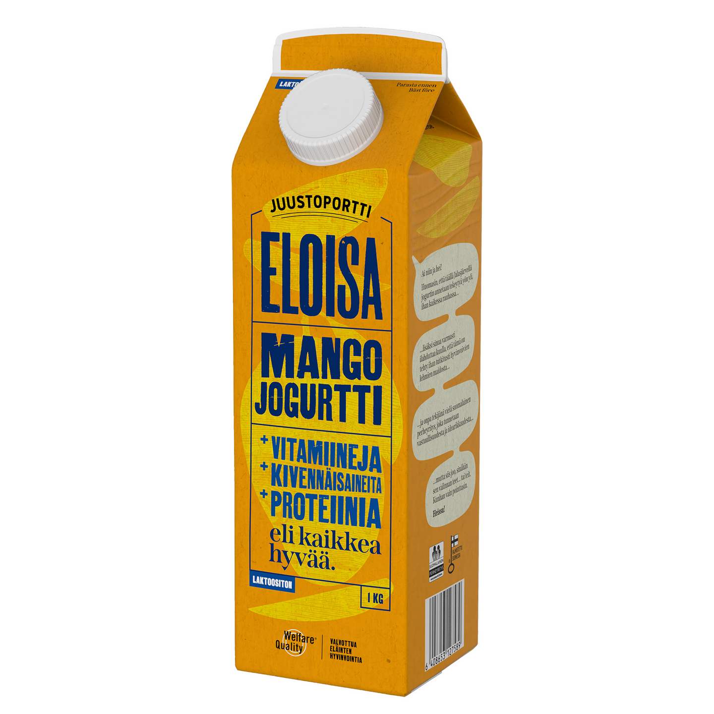 Juustoportti Eloisa jogurtti 1kg mango laktoositon