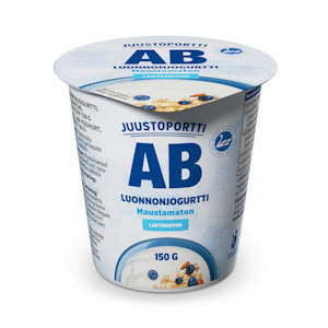 Juustoportti AB-luonnonjogurtti 150g maustamaton laktoositon